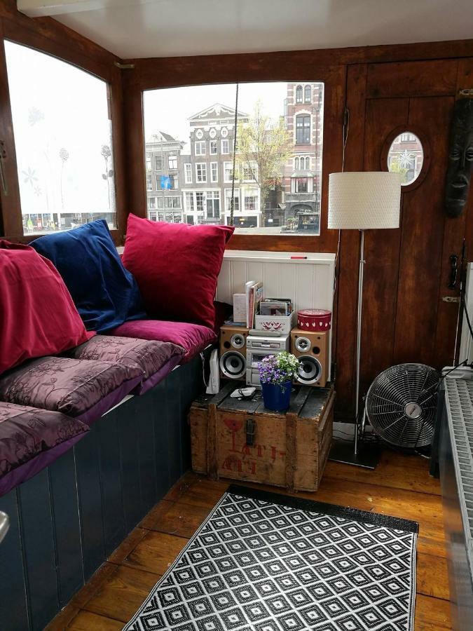 Waterloo Square River Vieuw Houseboat Amsterdam Dış mekan fotoğraf